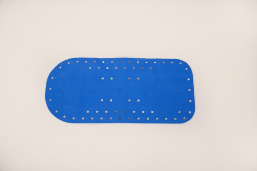 Alfombrilla de baño y ducha anti-patinazos 75 x 35 cm, azul