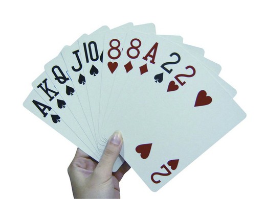 Baraja de cartas de poker extragrande