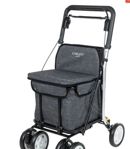 Carro De Compra Con Asiento Carlett Comfort — Ortopedia Y Rehabilitación 1110