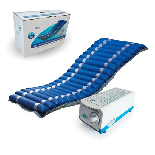 Matelas pneumatique anti-escarres, avec compresseur 200x86x9.5cm 20 cellules