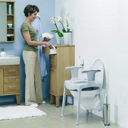 Elevador WC ,Con tapa ,Adaptable ,Regulable, Inclinable