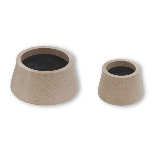 Conos de madera 5 cm (x4) (grandes diametro 9 cm)