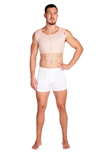 Gaine lipoélastique post-liposuccion, homme