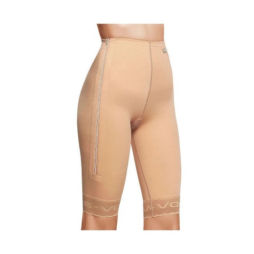 Faja  post liposucción por encima de rodilla a cintura, con cremallera