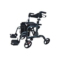 Déambulateur et fauteuil de transfert 2 en 1