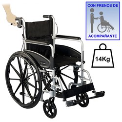 Silla de aluminio MINI TRANFER 2 autopropulsable pl81