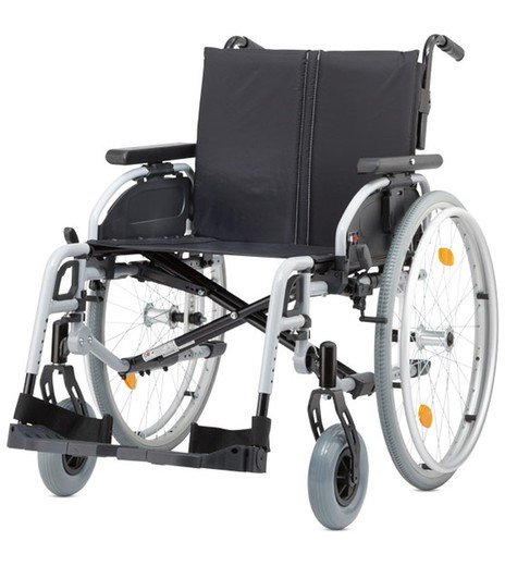 Fauteuil roulant pyro light optima xl aluminium, bariatrique