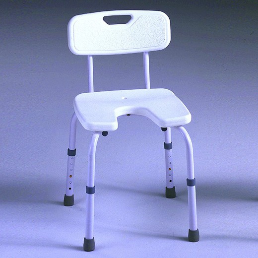 Silla "samba" con asiento en "u