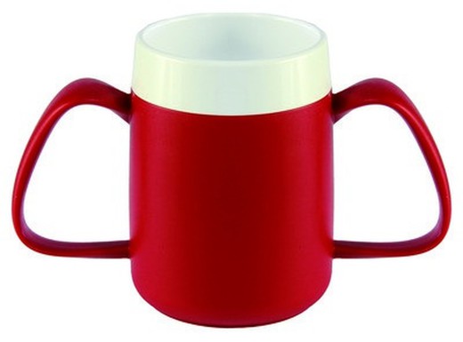 Tasse à Fond Conique Ergo - Rouge