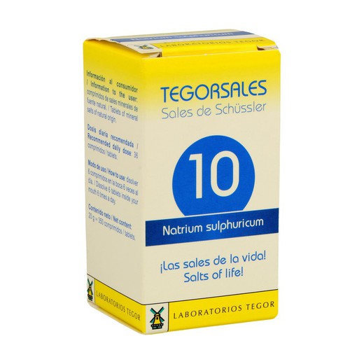 Tegorsal 10 sales de schüssler ,natrium sulphuricum - sulfato magnésico