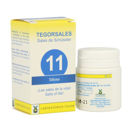 Tegorsal 11 Sels de Schüssler, silice - dioxyde de silicium