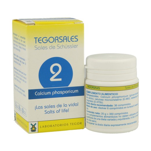 Tegorsal 2 sais de schüssler cálcio phosporicum