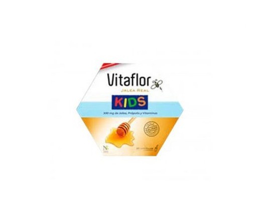 Vitaflor kids geléia real 20 ampolas