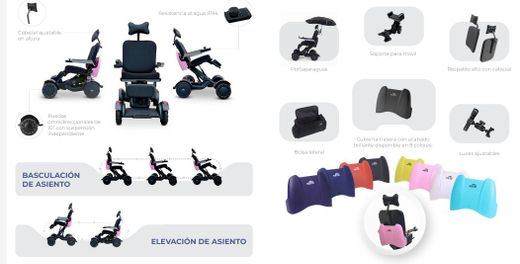 Silla eléctrica M4-h Asiento elevable