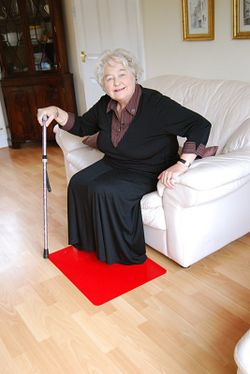 Alfombrilla anti-deslizante able2 rojo