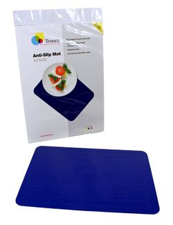 Alfombrilla anti-deslizante rectangular able2 azul l 45,5 x b 38,5 cm