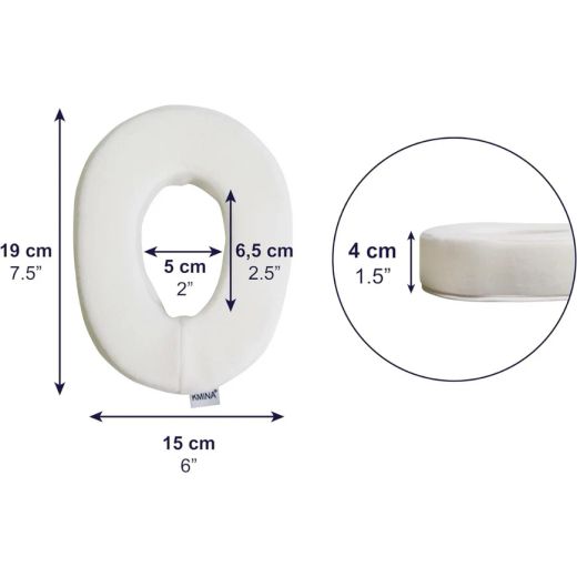 Ohrpolster mit Klettverschluss, Anti-Dekubitus-Ohrpolster bei Chondrodermatitis