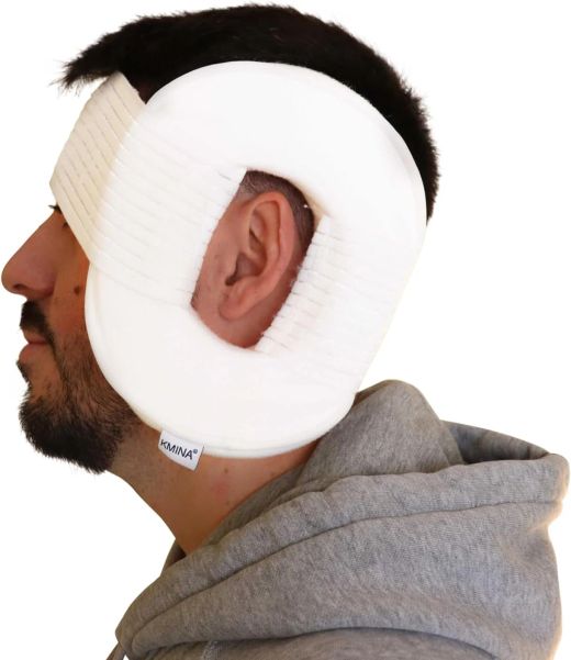 Ohrpolster mit Klettverschluss, Anti-Dekubitus-Ohrpolster bei Chondrodermatitis