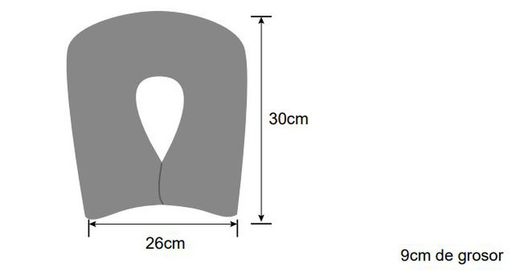 Oreiller de voyage en fer à cheval, déhoussable