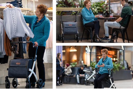 Déambulateur de chariot de supermarché Rollz Flex