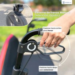 Déambulateur F1 avec sac de courses