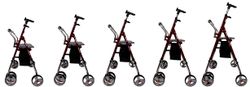 Andador De 4 Ruedas Koala Giro plegable y regulable en altura