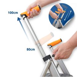 Rollator aus Aluminium für die Luft- und Raumfahrt – 2 Räder Indesmed VORVERKAUF