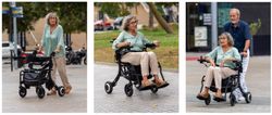 Déambulateur électrique et fauteuil roulant électrique tout en un