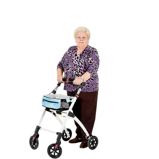 Déambulateur étroit pour la maison et l'extérieur avec plateau, kmina