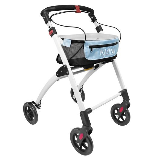 Déambulateur étroit pour la maison et l'extérieur avec plateau, kmina