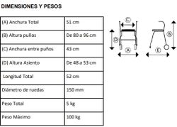 Zen Lite AD143 Schmaler Gehwagen