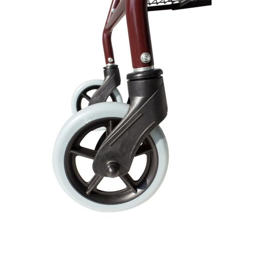 Déambulateur pliant, Aluminium avec freins à levier, Assise et dossier Escorial