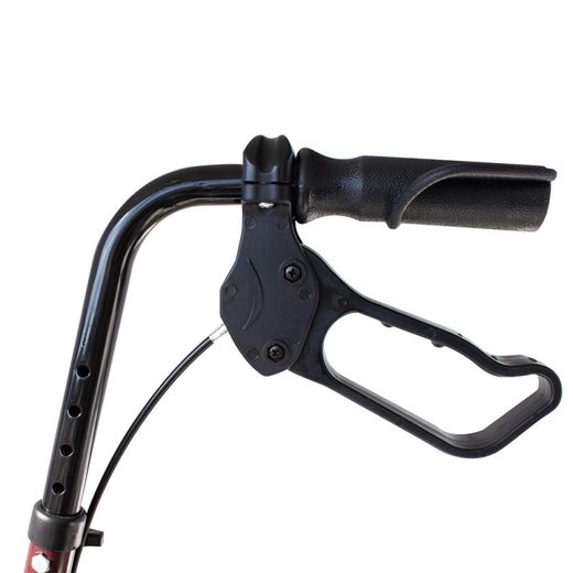 Déambulateur pliant, Aluminium avec freins à levier, Assise et dossier Escorial