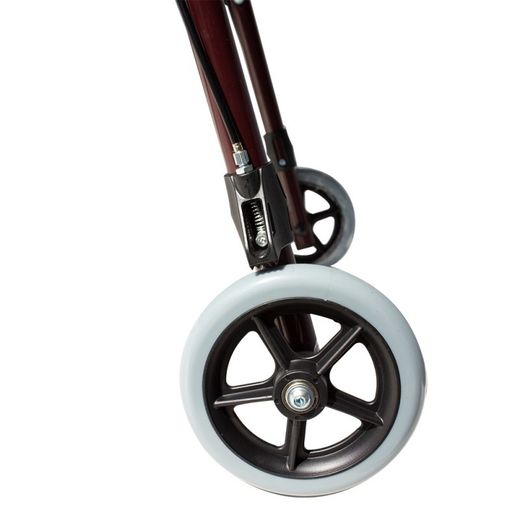 Déambulateur pliant, Aluminium avec freins à levier, Assise et dossier Escorial