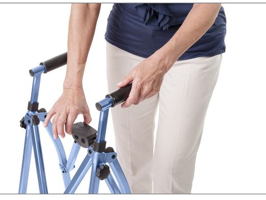 Déambulateur pliable ultra étroit à 2 roues Foldy