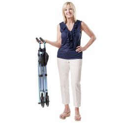 Déambulateur pliable ultra étroit à 2 roues Foldy