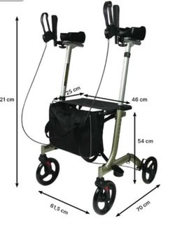 Andador rollator de  soporte de antebrazos Neo Support