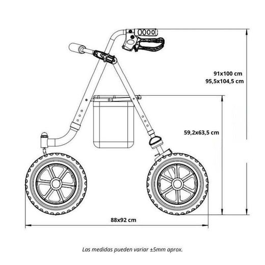 OGI Big Wheels All Terrain Walker