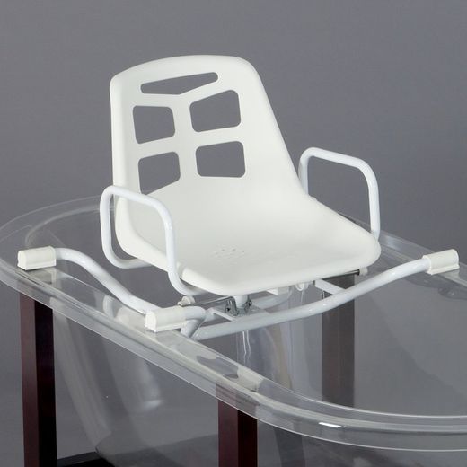 Silla de bañera, Asiento giratorio, de Aluminio