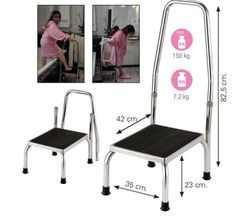 Tritthocker mit Geländer