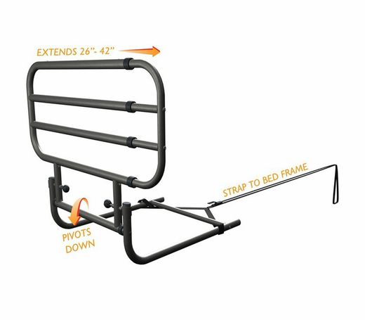 barrière de lit réglable