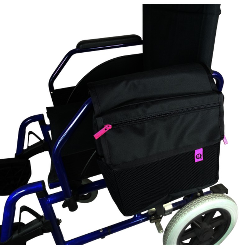 Bolsa lateral para silla de ruedas, accesorios para reposabrazos de silla  de ruedas, bolsa de transporte multifuncional para silla de ruedas,  duradera