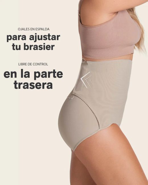 Braga faja postparto y postquirúrgico con laterales en velcro