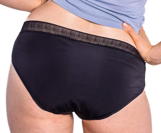 Hipster-Menstruationshöschen, starke Blutung