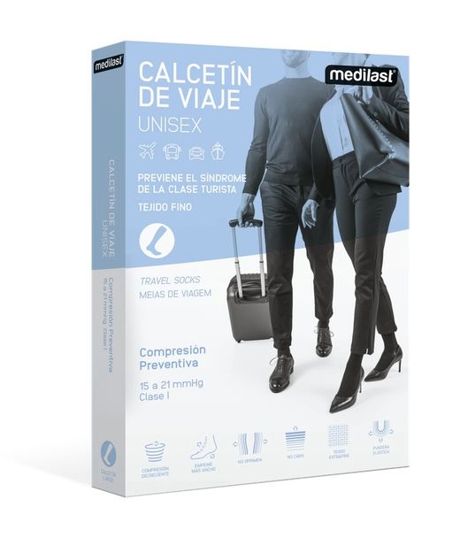 Calcetín compresión preventiva de viaje medilast