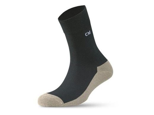 Chaussettes diabétiques sans coutures noires/grises
