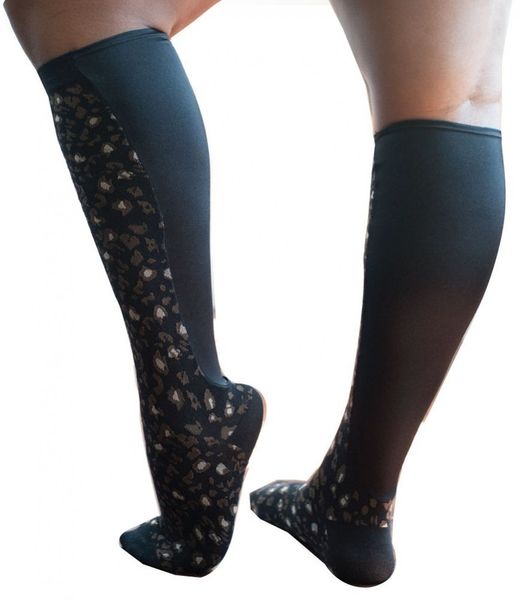 Calcetines mujer xpandasox, sin latex, espacial piernas obesas