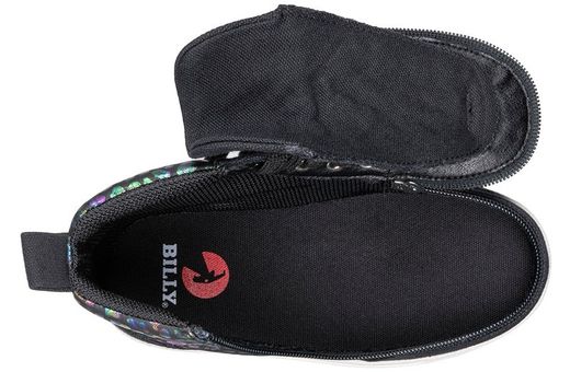 Chaussures montantes Billy Black Leopard Classic D|R II