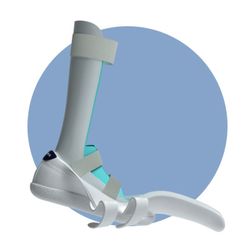 Chaussures à grande ouverture pour dafos et semelles intérieures