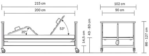 Lit électronique ARIES en PACK PROMOTIONNEL avec matelas VISCOFLEX, PACK DE 12